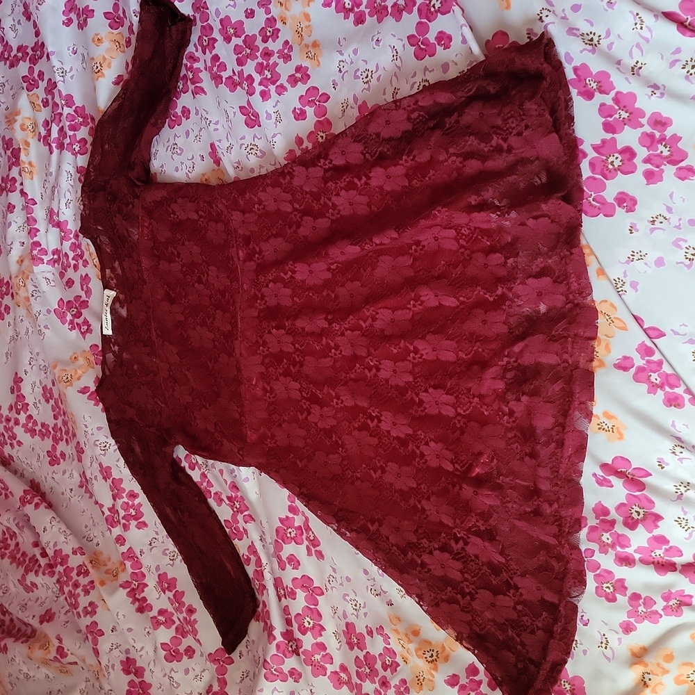 Lace mini dress